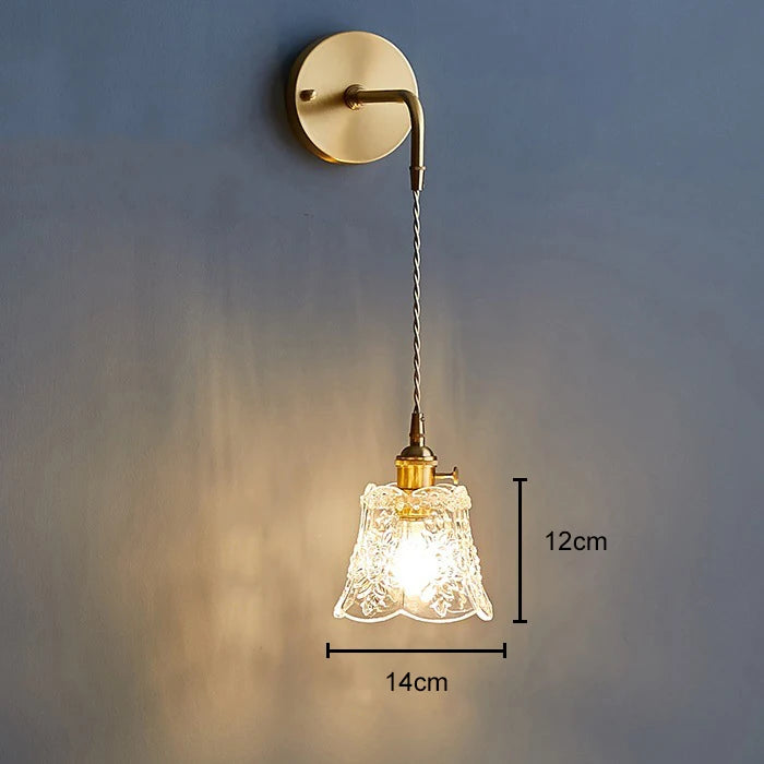 Nordic Flower Glass Pendant Light, Hanging Ceiling Lamp, Petal Shade for Kitchen Islands