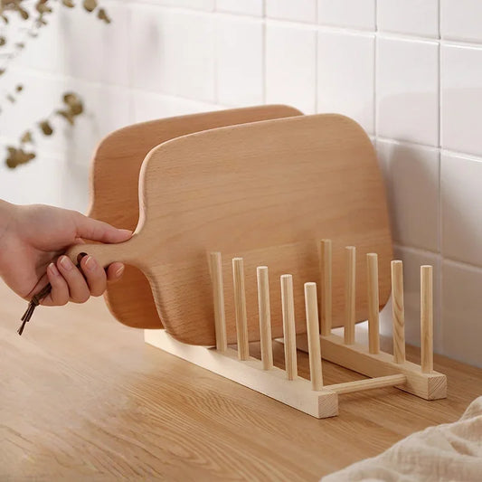 Bamboo Dish Drain Rack, Dish Drying Rack, Countertop Organizer for the Kitchen Sink