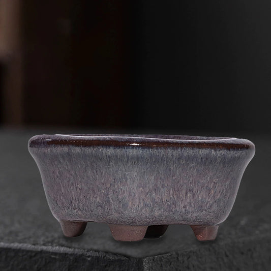 Mini Succulent Planter Pot, Small Plant Pot, Ceramic Desk Pot for Cacti and Herbs