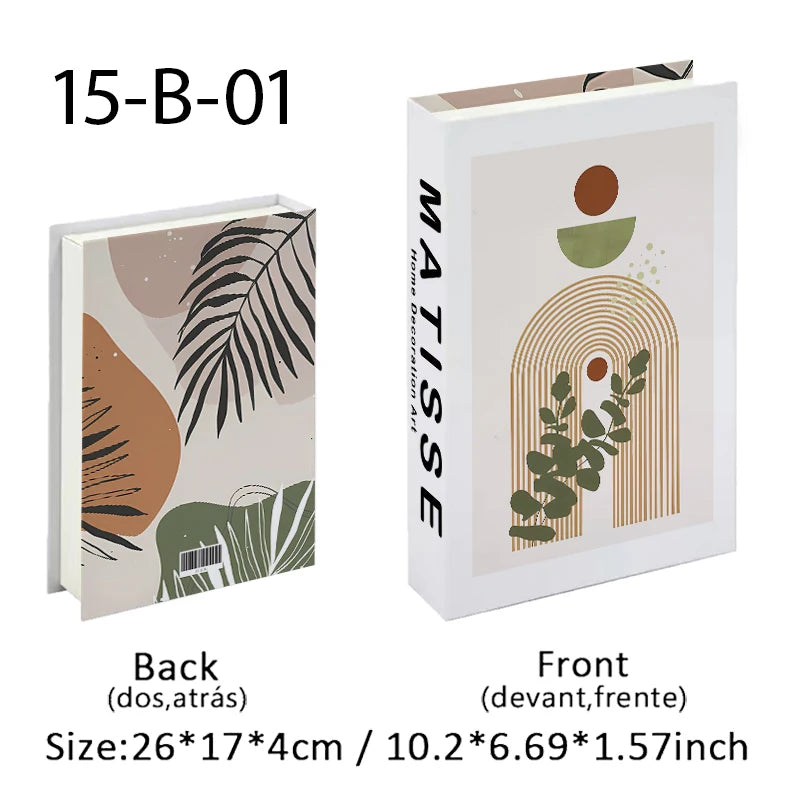 Decorative Book Storage Box, Faux Book Box, Hidden Shelf Storage for the Living Room