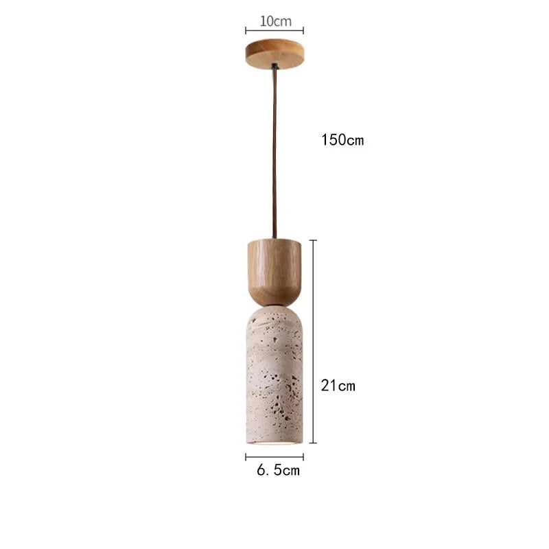 French Wabi-Sabi Ceiling Pendant, Plaster Hanging Lamp, Soft Light for the Bedroom