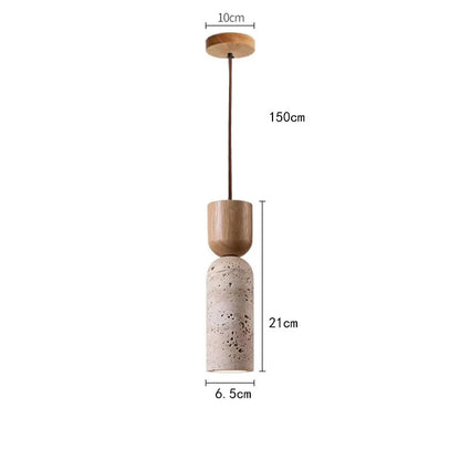 French Wabi-Sabi Ceiling Pendant, Plaster Hanging Lamp, Soft Light for the Bedroom