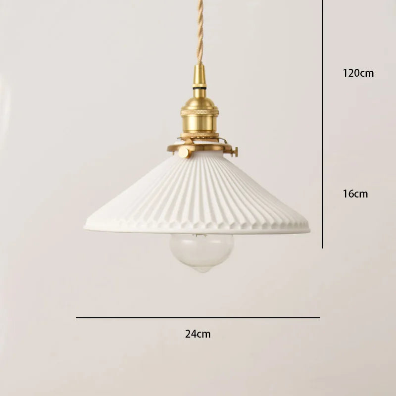 Ceramic Dome Chandelier, Single Pendant Light, Minimalist Fixture for Kitchen Islands