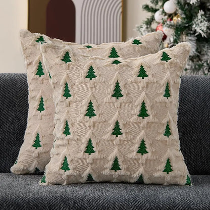 Seasonal Throw Pillow Covers, Faux Fur Cushion Cases, Autumn and Winter Sofa Accent