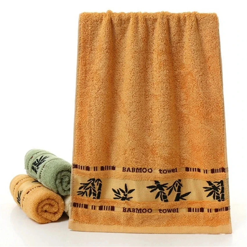 Bamboo Fiber Towel Set, Quick Dry Bath Towels, Soft Absorbent Bathroom Set