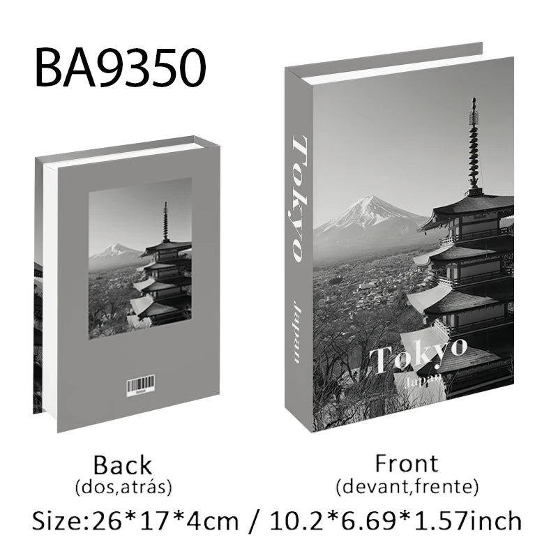 Decorative Book Storage Box, Faux Book Box, Hidden Shelf Storage for the Living Room