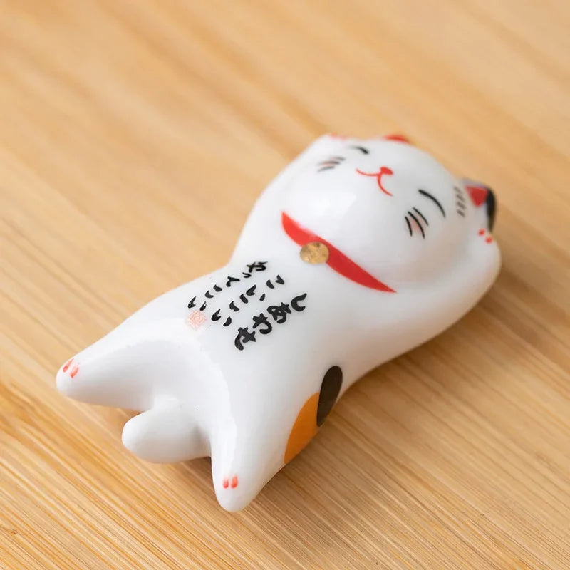 Ceramic Chopstick Holder, Chopstick Rest Set, Handmade Tableware Accent
