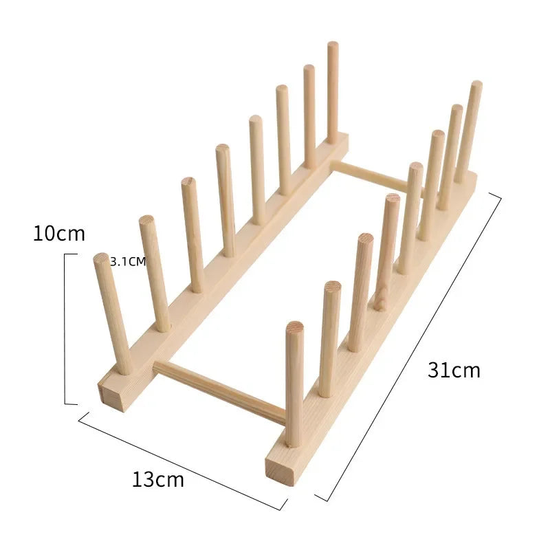 Bamboo Dish Drain Rack, Dish Drying Rack, Countertop Organizer for the Kitchen Sink