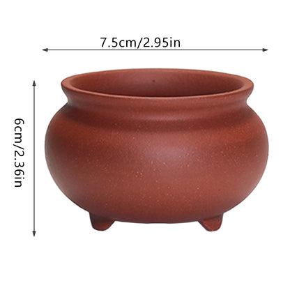 Ceramic Garden Planter Pot, Indoor Plant Pot, Glazed Flower Pot with Drainage Hole