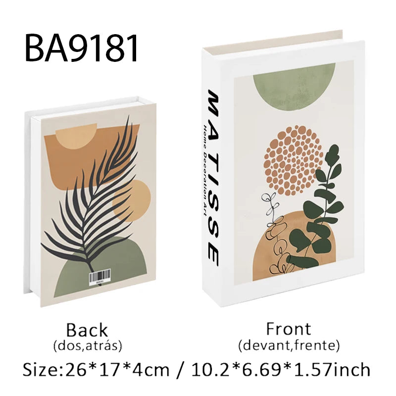 Decorative Book Storage Box, Faux Book Box, Hidden Shelf Storage for the Living Room