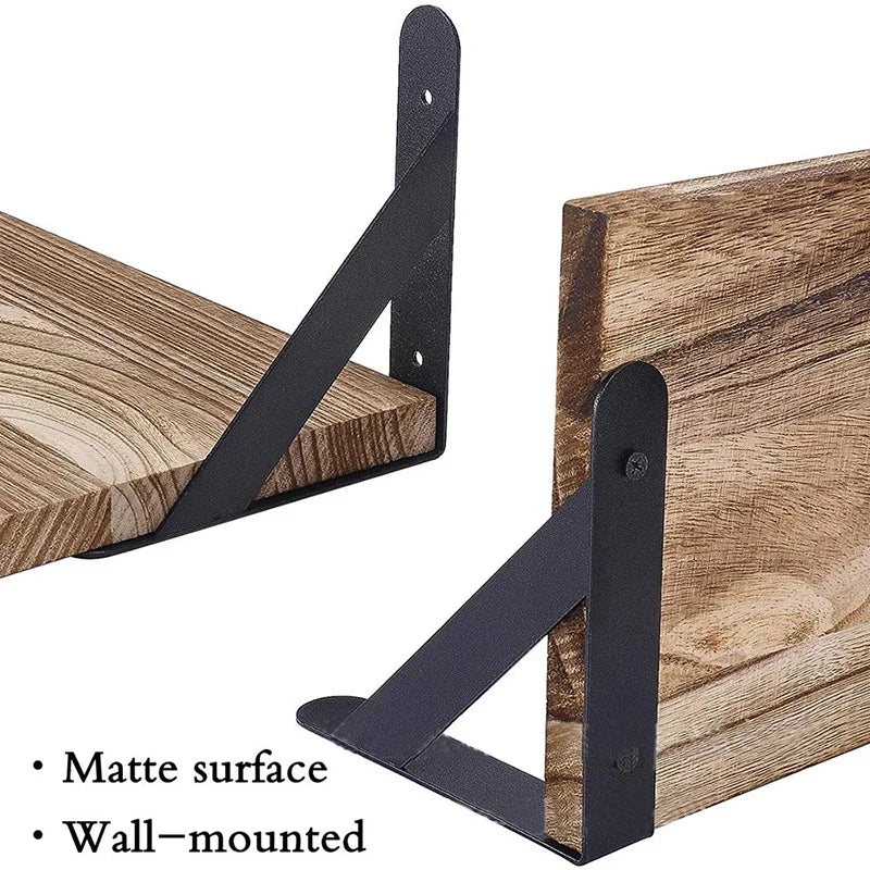 Wooden Floating Wall Shelf, Wall Mounted Shelf, Display Ledge for Living Room and Hall