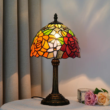 Vintage Style Table Lamp, Retro Bedside Lamp, Warm Accent Light for the Living Room
