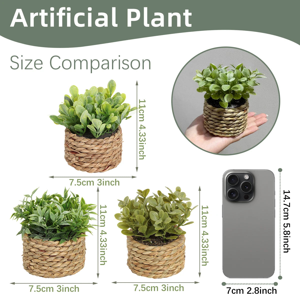 Artificial Eucalyptus Stems, Faux Greenery Branches, Vase Filler for Table Decor
