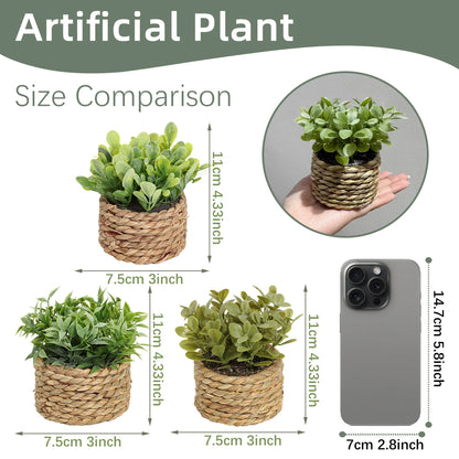 Artificial Eucalyptus Stems, Faux Greenery Branches, Vase Filler for Table Decor