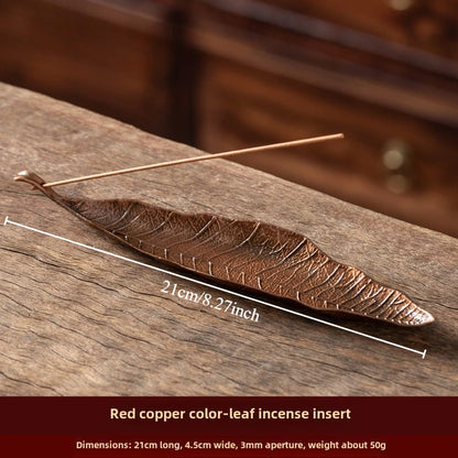 Boat Incense Holder, Stick Incense Burner, Ash Catcher Tray for Desk and Shelf