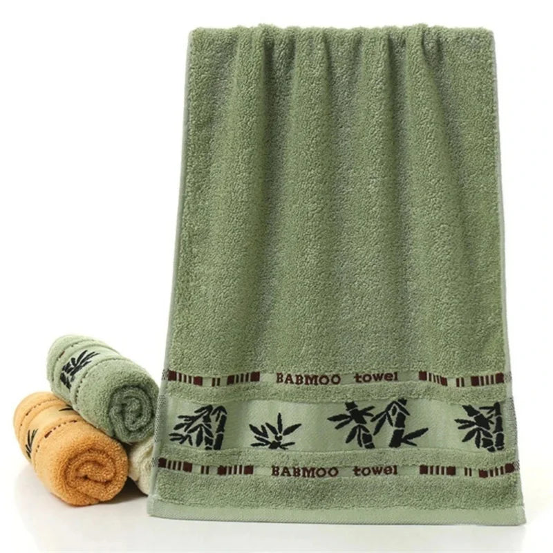 Bamboo Fiber Towel Set, Quick Dry Bath Towels, Soft Absorbent Bathroom Set