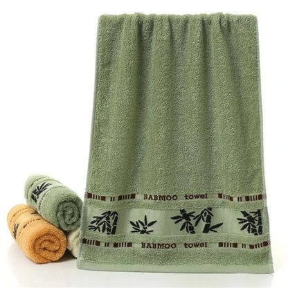 Bamboo Fiber Towel Set, Quick Dry Bath Towels, Soft Absorbent Bathroom Set