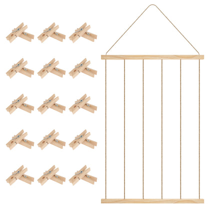 Hanging Photo Display Holder, Picture Display Rack, Wall Decor for Photos and Prints