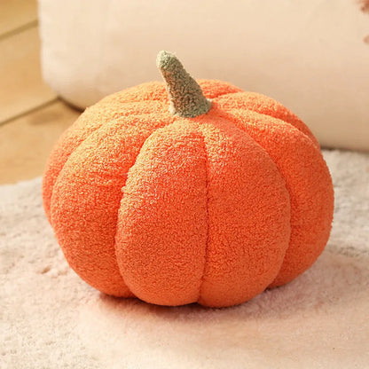 Pumpkin Throw Pillow, Fall Cushion Cover, Autumn Accent for Sofa and Entry Bench
