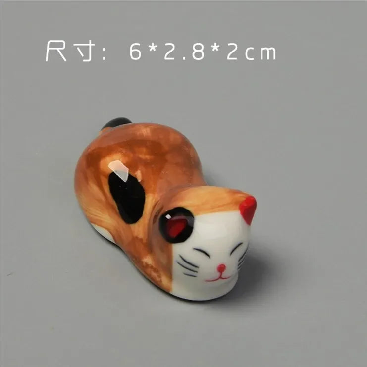 Ceramic Chopstick Holder, Chopstick Rest Set, Handmade Tableware Accent