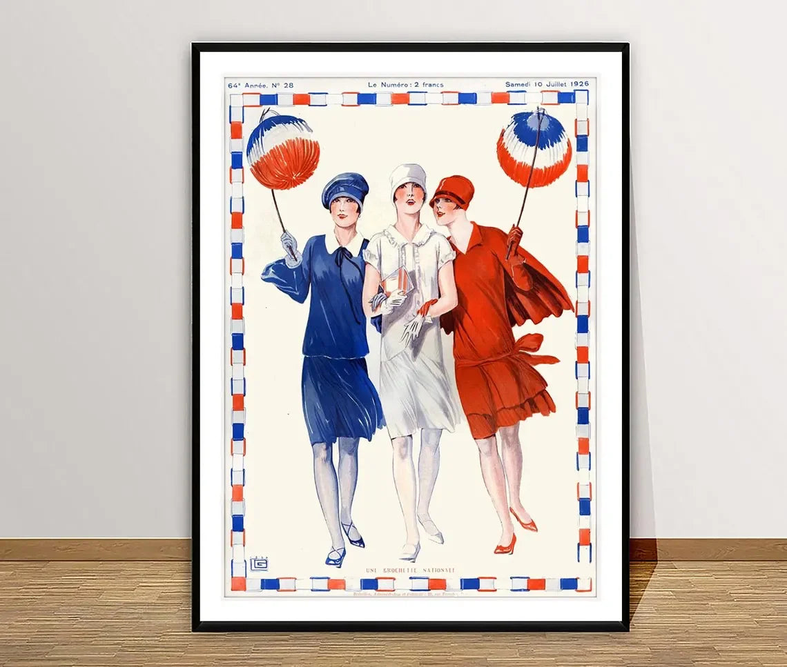 Museum-Style Fine Art Print, Gallery Wall Poster, Framed Look Decor for the Living Room