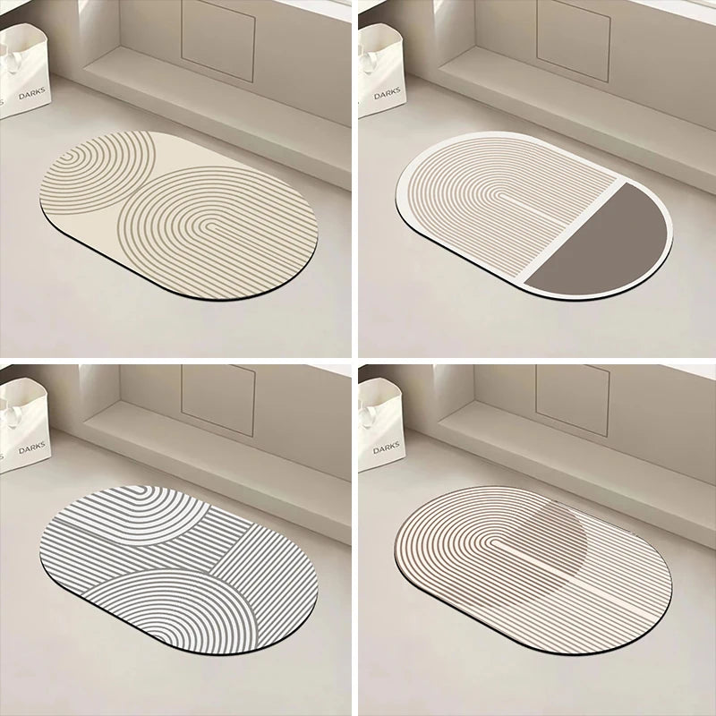 Kitchen Floor Mat, Absorbent Kitchen Runner Rug, Non-Slip Washable Anti-Fatigue Mat