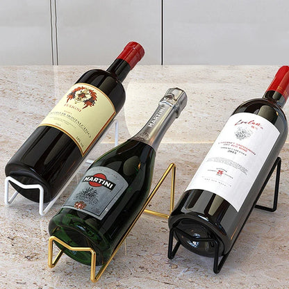 Countertop Wine Bottle Rack, Wine Bottle Holder, Freestanding Storage for Kitchen and Bar