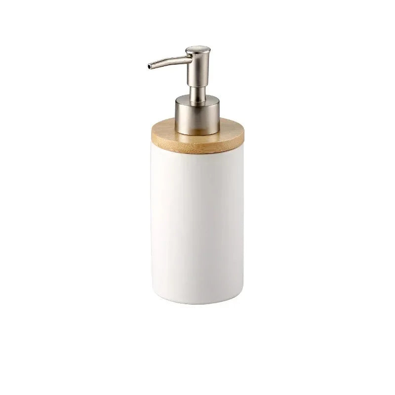 Ceramic Bathroom Accessories Set, Vanity Countertop Set, Soap Dispenser and Tumbler