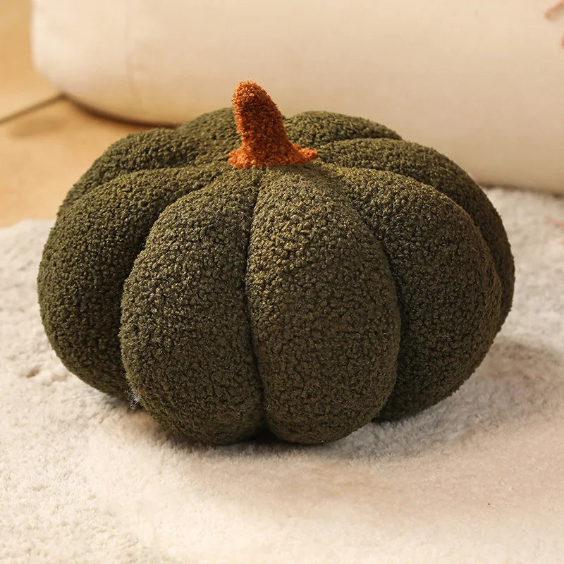 Pumpkin Throw Pillow, Fall Cushion Cover, Autumn Accent for Sofa and Entry Bench