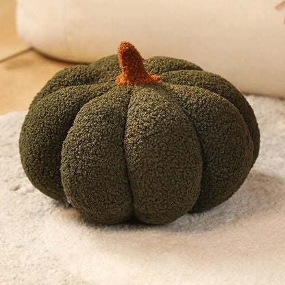 Pumpkin Throw Pillow, Fall Cushion Cover, Autumn Accent for Sofa and Entry Bench