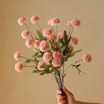 Artificial Autumn Chrysanthemum, Faux Flower Stems, Fall Table and Vase Decor