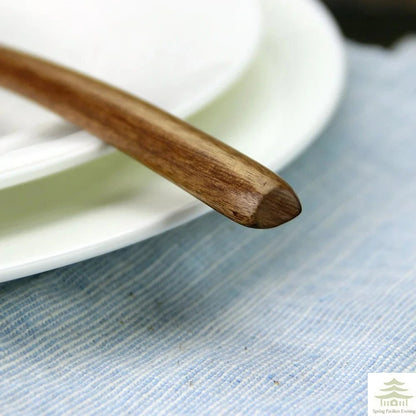Wooden Spoon Set, Cooking Utensil Set of 5, Kitchen Tools Safe for Nonstick Pans