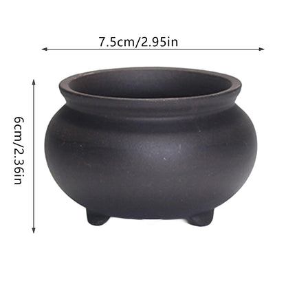 Ceramic Garden Planter Pot, Indoor Plant Pot, Glazed Flower Pot with Drainage Hole