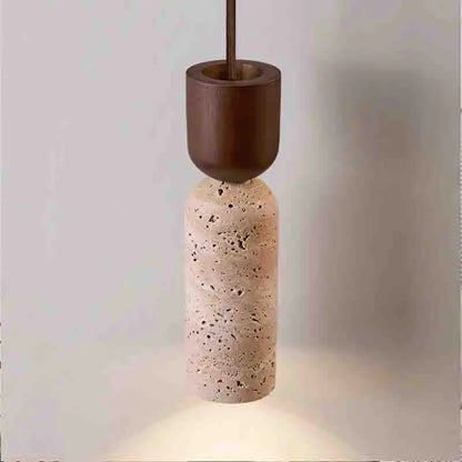 French Wabi-Sabi Ceiling Pendant, Plaster Hanging Lamp, Soft Light for the Bedroom