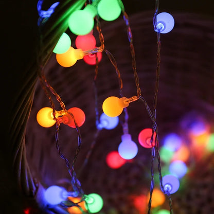 LED String Light Garland, Fairy Lights, Warm Ambient Decor for Bedroom and Patio