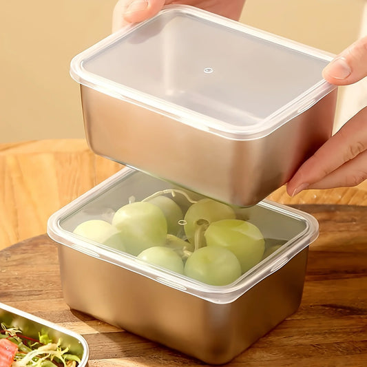 Stainless Steel Food Storage Containers, Lunch Box Set of 6, Leakproof Meal Prep Bowls