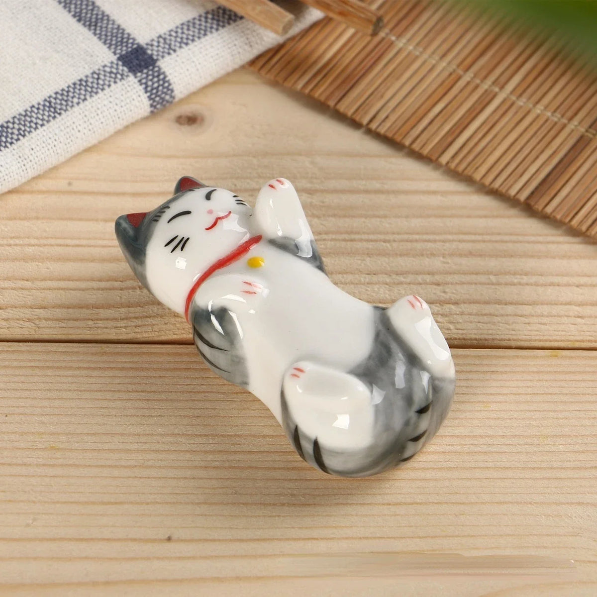 Ceramic Chopstick Holder, Chopstick Rest Set, Handmade Tableware Accent