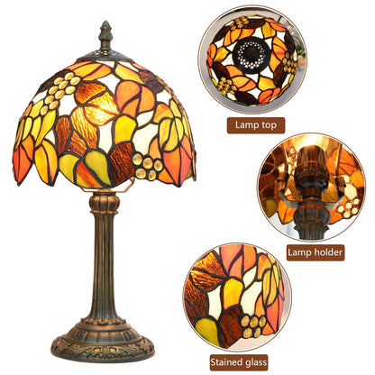 Vintage Style Table Lamp, Retro Bedside Lamp, Warm Accent Light for the Living Room