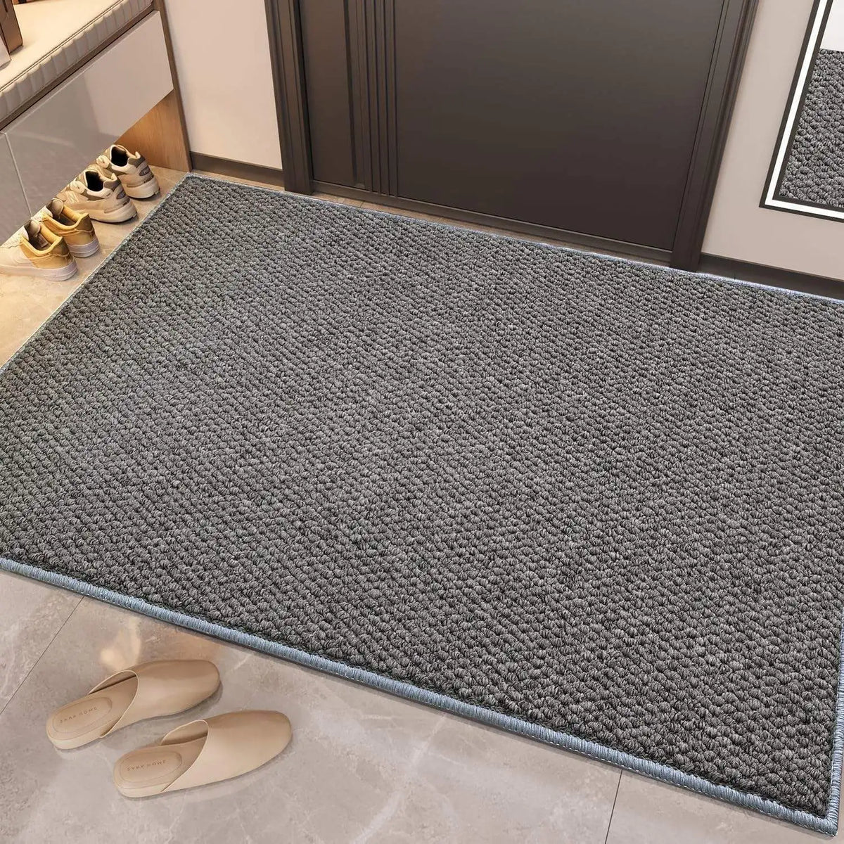 Front Door Entrance Mat, Welcome Doormat, Non-Slip Indoor Outdoor Entryway Rug