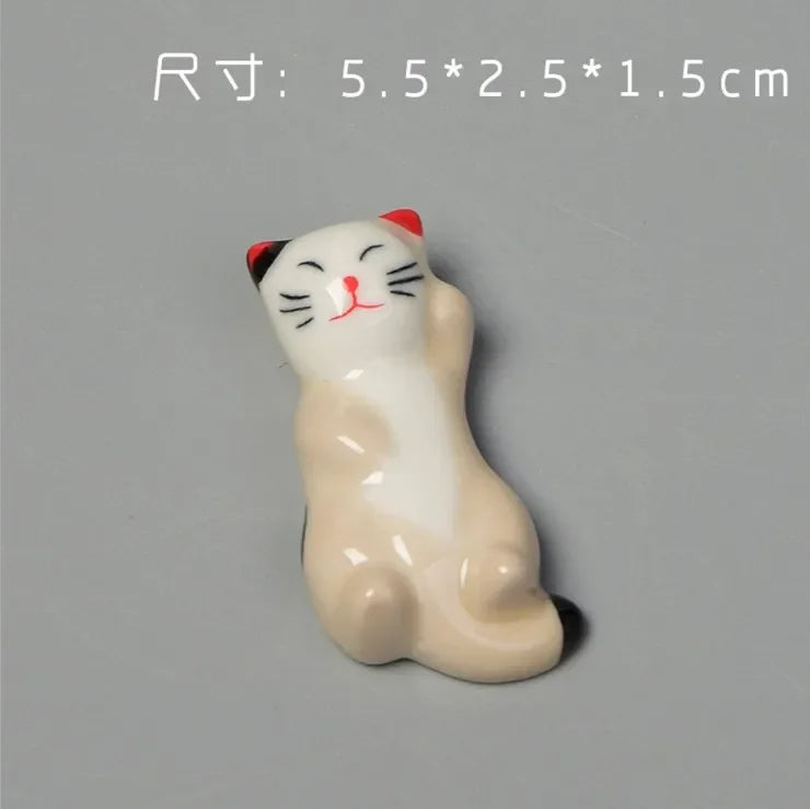 Ceramic Chopstick Holder, Chopstick Rest Set, Handmade Tableware Accent