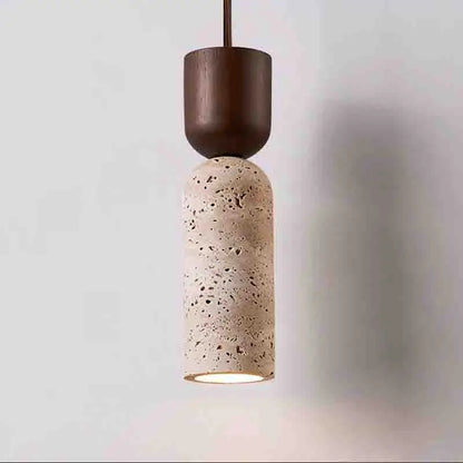 French Wabi-Sabi Ceiling Pendant, Plaster Hanging Lamp, Soft Light for the Bedroom