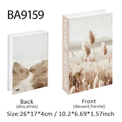Decorative Book Storage Box, Faux Book Box, Hidden Shelf Storage for the Living Room
