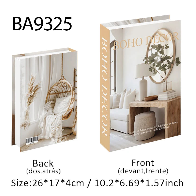 Decorative Book Storage Box, Faux Book Box, Hidden Shelf Storage for the Living Room