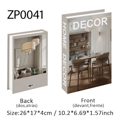 Decorative Book Storage Box, Faux Book Box, Hidden Shelf Storage for the Living Room