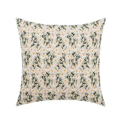 Bohemian Embroidered Cushion Cover, Boho Pillow Cover, Textured Accent for Sofa and Bed