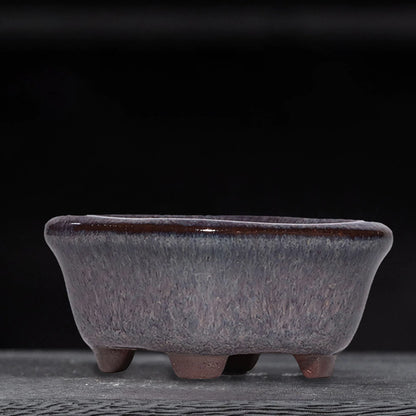 Mini Succulent Planter Pot, Small Plant Pot, Ceramic Desk Pot for Cacti and Herbs