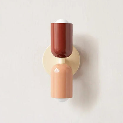 Macaron Wall Sconce, Bedside Wall Light for Bedroom, Modern Nordic Wall Lamp