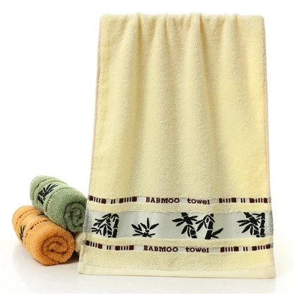 Bamboo Fiber Towel Set, Quick Dry Bath Towels, Soft Absorbent Bathroom Set