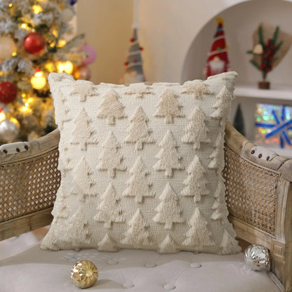 Seasonal Throw Pillow Covers, Faux Fur Cushion Cases, Autumn and Winter Sofa Accent
