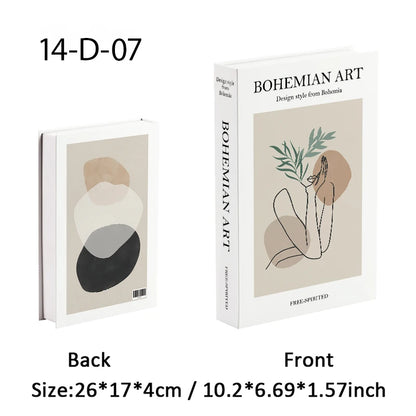 Decorative Book Storage Box, Faux Book Box, Hidden Shelf Storage for the Living Room
